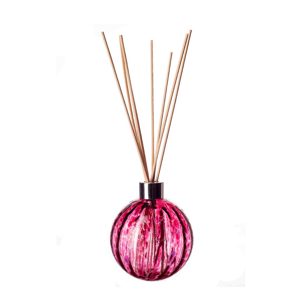 Amelia Art Glass Pink Iris Sphere Optic Reed Diffuser £15.74